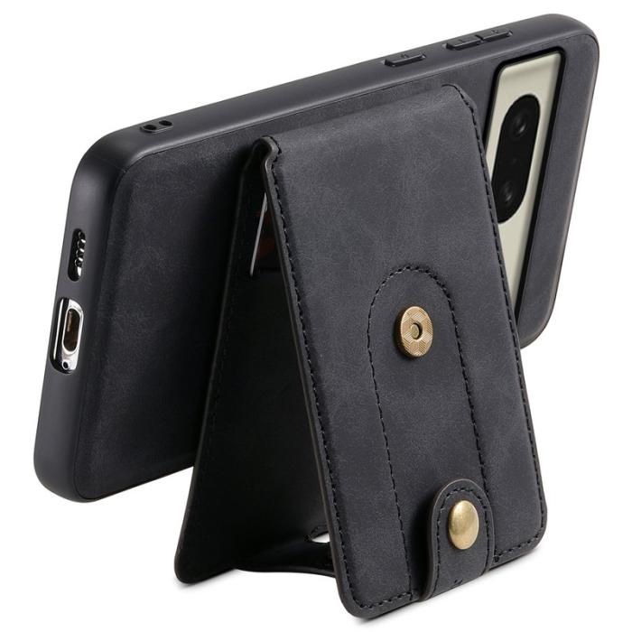 DENIOR - DENIOR D14 Google Pixel 8 Fodral 2 i 1 Avtagbar PU+PC+TPU Svart