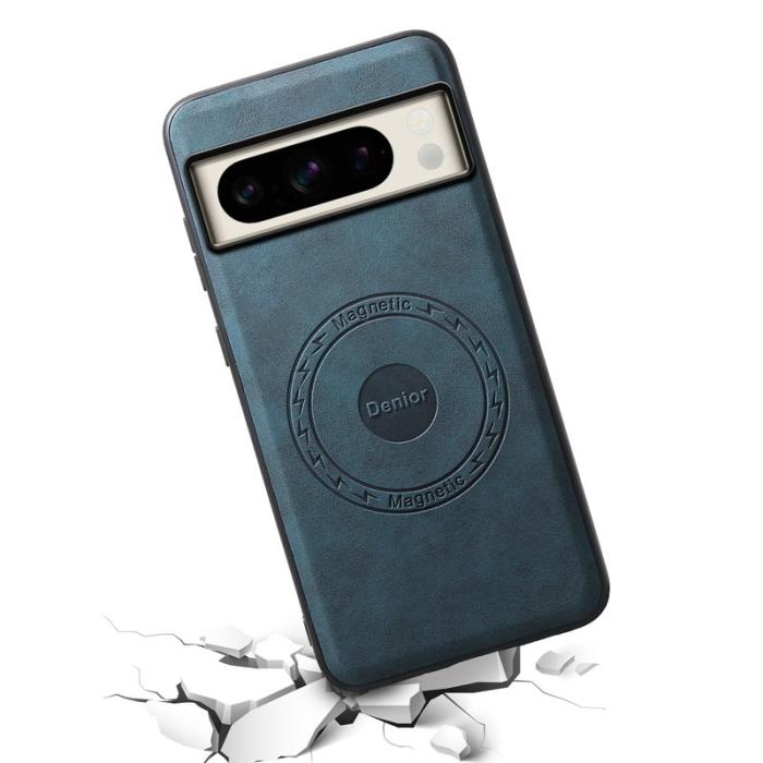 DENIOR - DENIOR D14 Google Pixel 8 Pro Magnetfodral Kortväska PC+TPU Blå