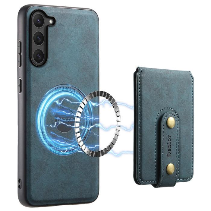 DENIOR - DENIOR D14 Samsung Galaxy S23 Fodral Hybrid Blå med Ställning