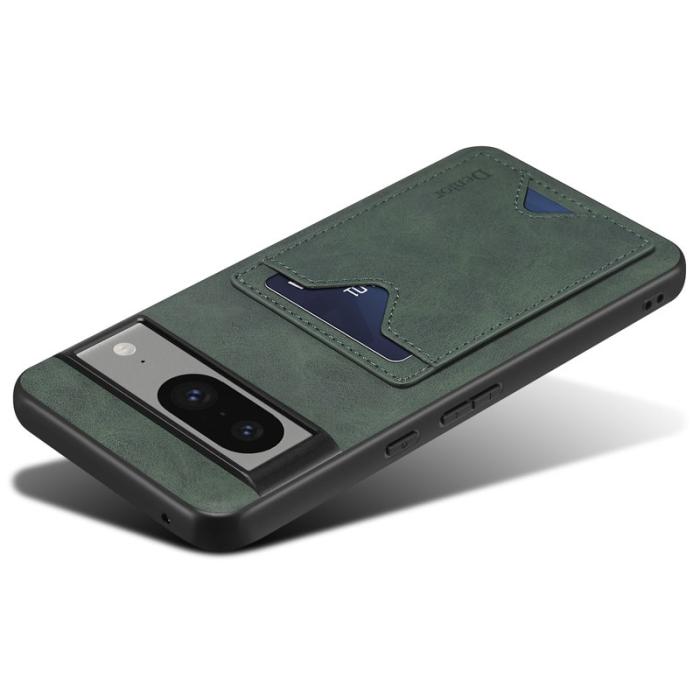 DENIOR - DENIOR Google Pixel 8 Fodral PU-läder TPU Grön