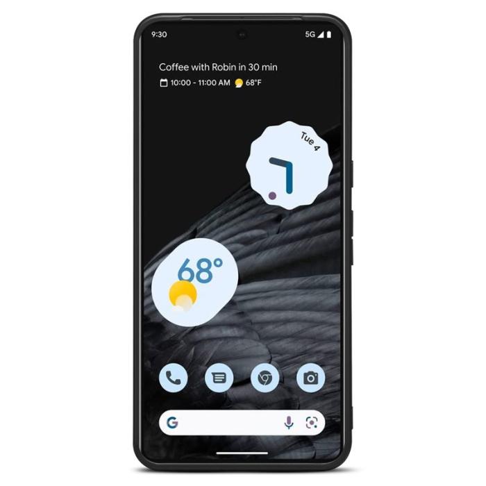 DENIOR - DENIOR Google Pixel 8 Pro Skal PU-läder TPU med ställ - Brun