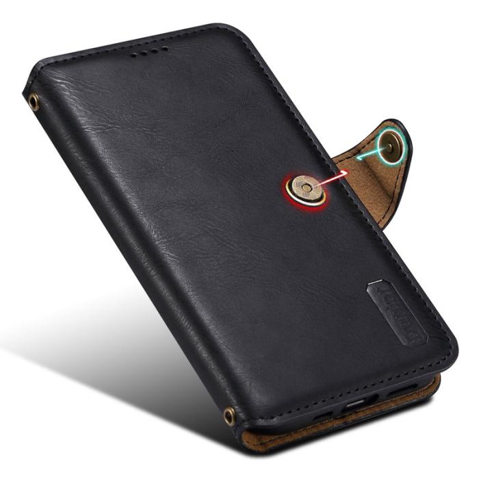 DENIOR - DENIOR Samsung Galaxy A54 5G Plånboksfodral PU Läder Svart