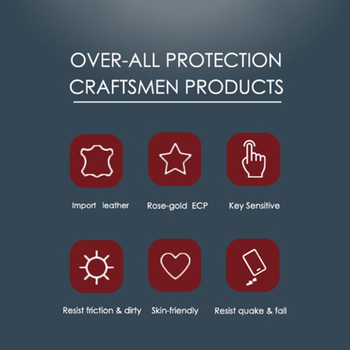 DENIOR - DENIOR Samsung Galaxy S23 Ultra Fodral Äkta Läder + PC + TPU Lila