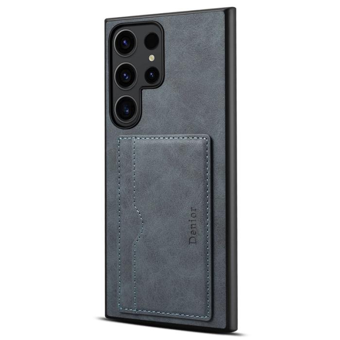 DENIOR - DENIOR Samsung Galaxy S23 Ultra Fodral Magnetiskt Grå