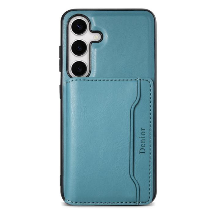 DENIOR - DENIOR Samsung Galaxy S24 Magnetiskt Fodral 2 i 1 Blå