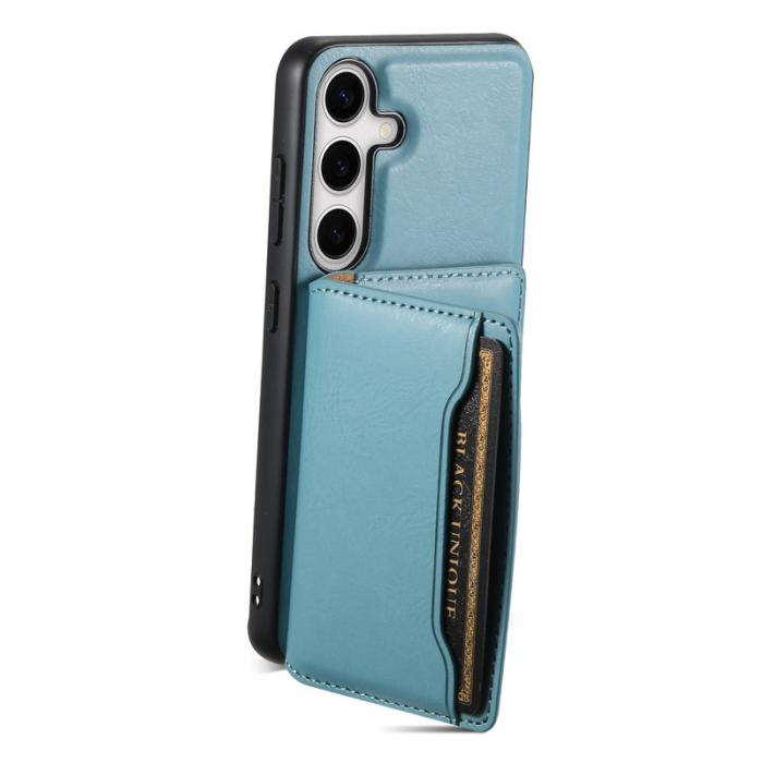 DENIOR - DENIOR Samsung Galaxy S24 Magnetiskt Fodral 2 i 1 Blå