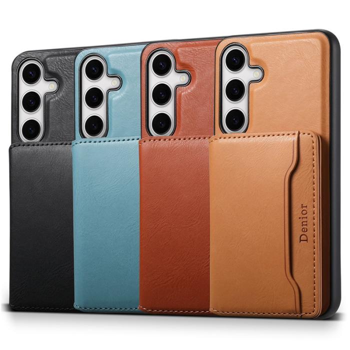 DENIOR - DENIOR Samsung Galaxy S24 Magnetiskt Fodral 2 i 1 Blå