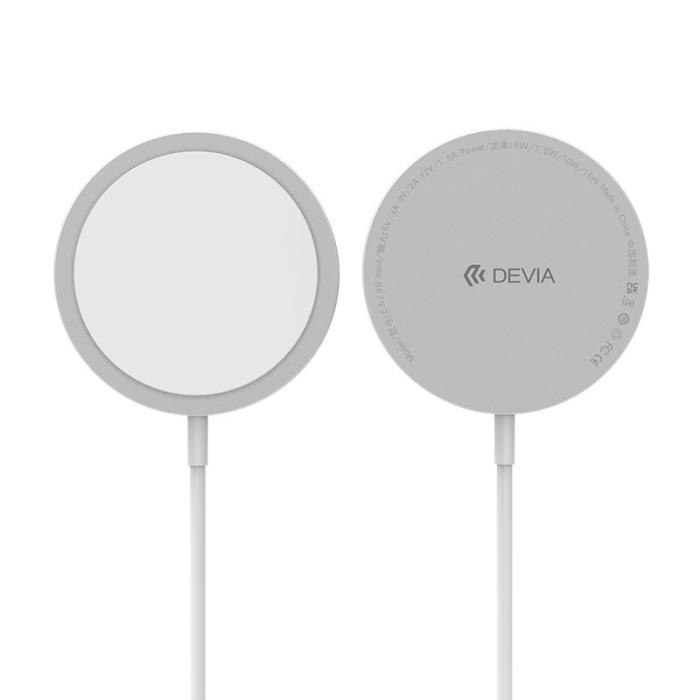 OEM - DEVIA Smart Series Magnetisk Trådlös Laddare Ultra Slim Svart Matta