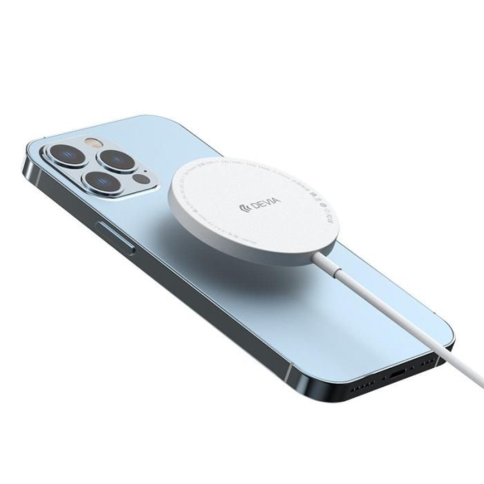 OEM - DEVIA Smart Series Magnetisk Trådlös Laddare Ultra Slim Svart Matta