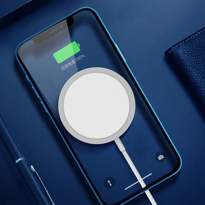 OEM - DEVIA Smart Series Magnetisk Trådlös Laddare Ultra Slim Svart Matta