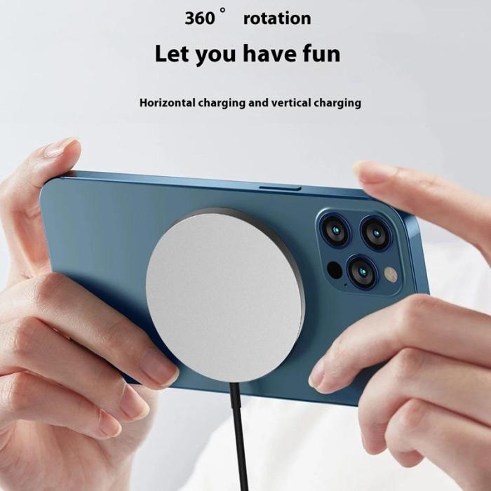 OEM - DUDAO A12XS Aluminiumlegering 15W Magnetisk Trådlös Laddare för iPhone