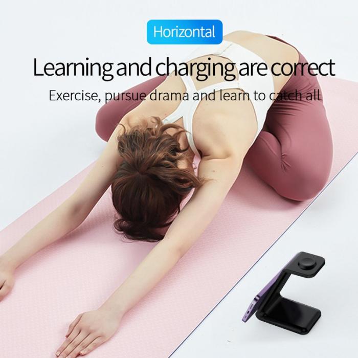 OEM - E8 3-i-1 15W Trådlös Laddare för Telefon, Klocka, Hörlurar - Vit