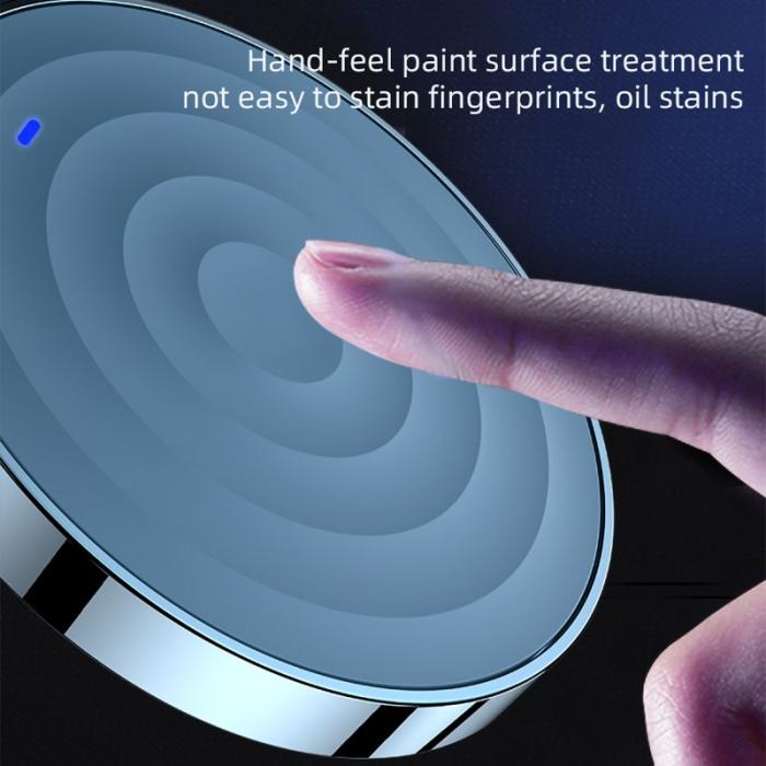 OEM - ESSAGER 15W Trådlös laddningsdocka Snabbladdare Magnetisk - Vit