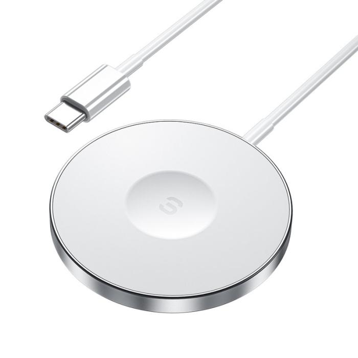 OEM - ESSAGER 3-i-1 15W magnetisk trådlös laddare för iPhone 12/13/14, AirPods