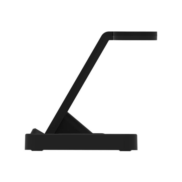 OEM - F15 3-i-1 Trådlös Laddare Ställ Qi 15W Snabbladdning för Telefon/iWatch/AirPods