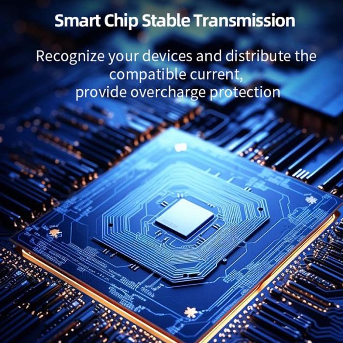 OEM - GC05 Kabel Cigarette Lighter Splitter Billaddare med flera Type-C USB-utgångar