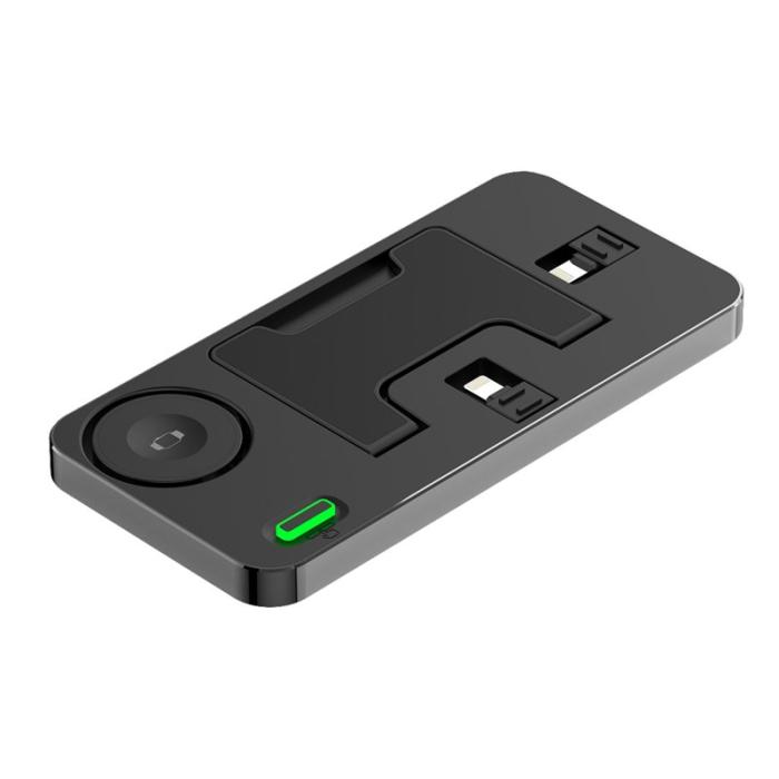 OEM - GY-Z17 3-i-1 Skrivbordsladdare 15W Trådlös för Apple Watch, AirPods, iPhone
