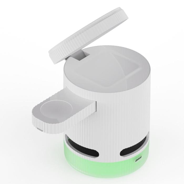 OEM - H61 4 i 1 RGB Bluetooth-högtalare Fällbar Trådlös Laddare - Vit