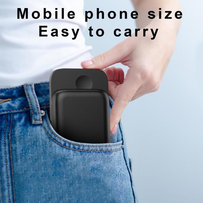 OEM - HS-V8 3-i-1 15W Fällbar Trådlös Laddare Qi för iPhone, Apple Watch, AirPods