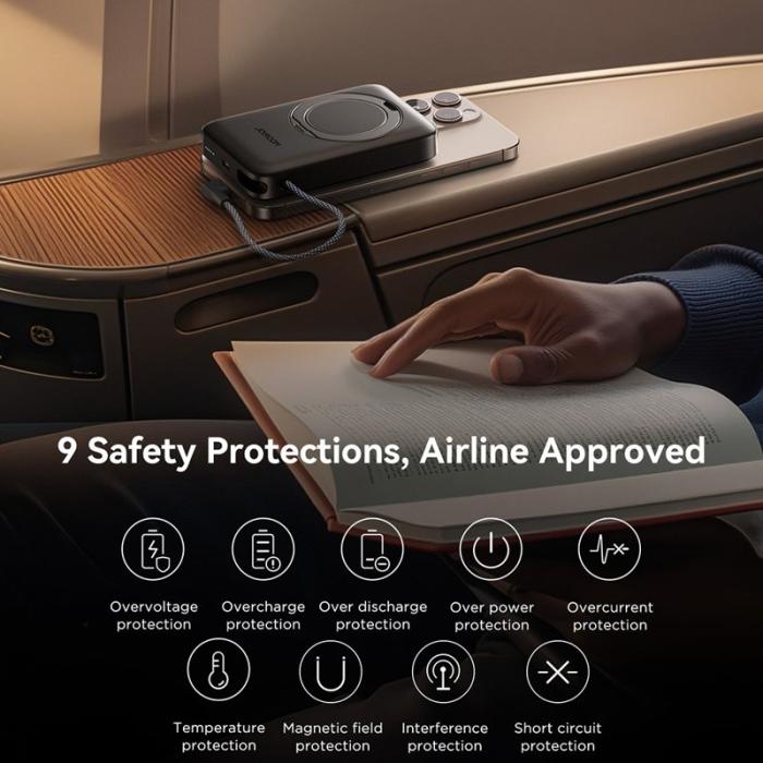 OEM - JOYROOM JR-PBM02 22.5W Snabbladdare 3-i-1 Magnetisk Trådlös 10000mAh