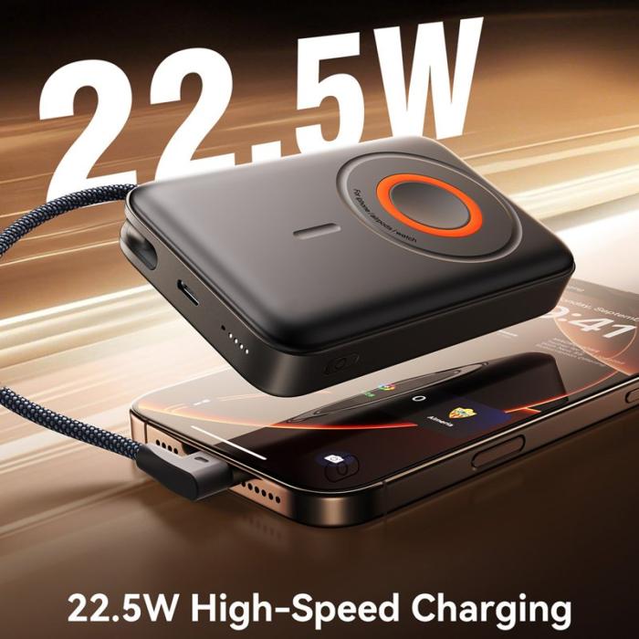 OEM - JOYROOM JR-PBM02 22.5W Snabbladdare 3-i-1 Magnetisk Trådlös 10000mAh