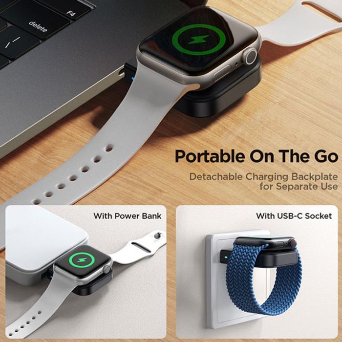 OEM - JOYROOM JR-WQW03 Magnetisk trådlös laddare för iWatch, justerbar, svart