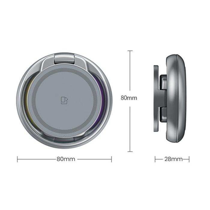 OEM - LFX-208 3-i-1 Trådlös Laddare 15W Snabbladdning för iPhone - Grå