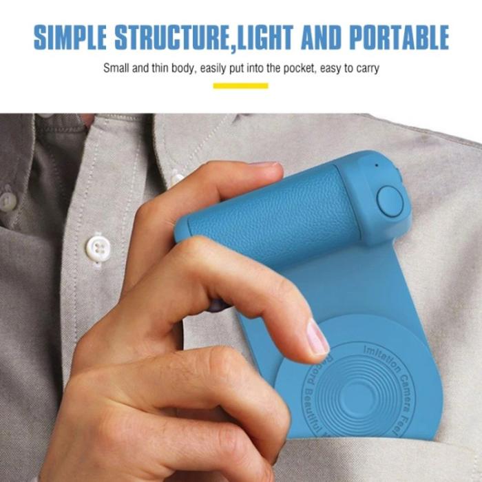 OEM - Magnetisk telefonhållare med selfieutlösare och trådlös laddare - Svart