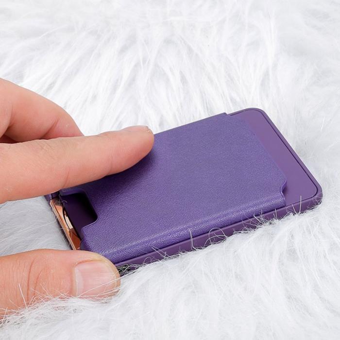 OEM - Magnetisk trådlös laddare 4-i-1 15W med ställ och kortfack - Svart