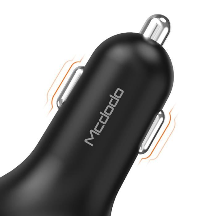OEM - MCDODO CC-6880 Bluetooth FM-sändare Billaddare trådlös - Svart