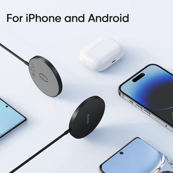 OEM - MCDODO CH-4360 MDD Trådlös laddare Ultra-tunn laddningsplatta - Svart