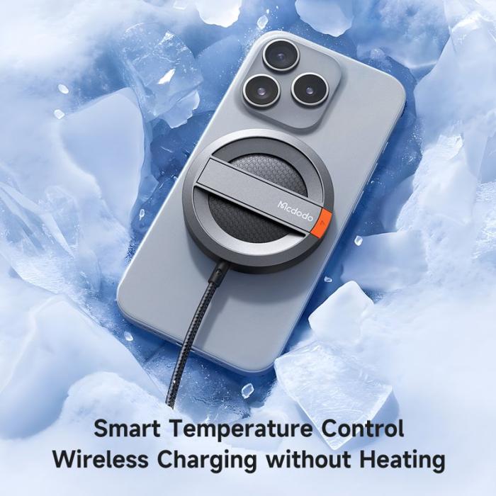 OEM - MCDODO CH-550 15W magnetisk trådlös laddare med fällbar ställning