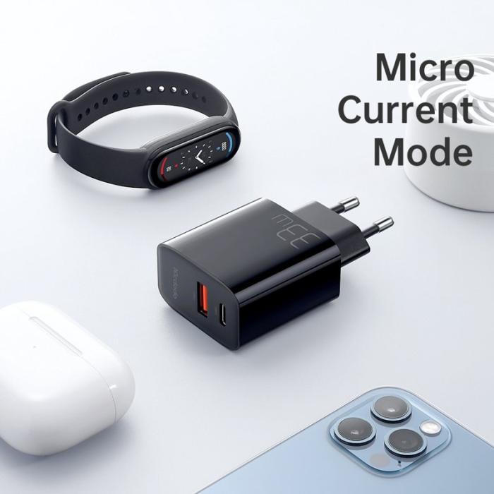 OEM - MCDODO MDD PD33W Snabbladdare med USB A och USB C, EU-plugg