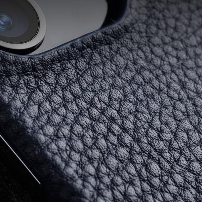 Melkco - MELKCO iPhone 13 Pro Fodral Äkta Läder + PC Stöttålig Röd