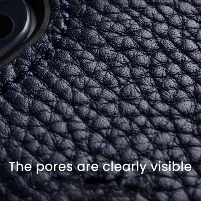 Melkco - MELKCO iPhone 14 Pro Max Skyddsfodral Äkta Läder + PC - Svart