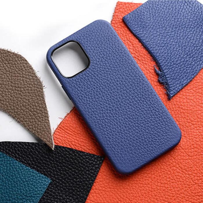 Melkco - MELKCO iPhone 15 Fodral Äkta Läder Belagt PC Svart