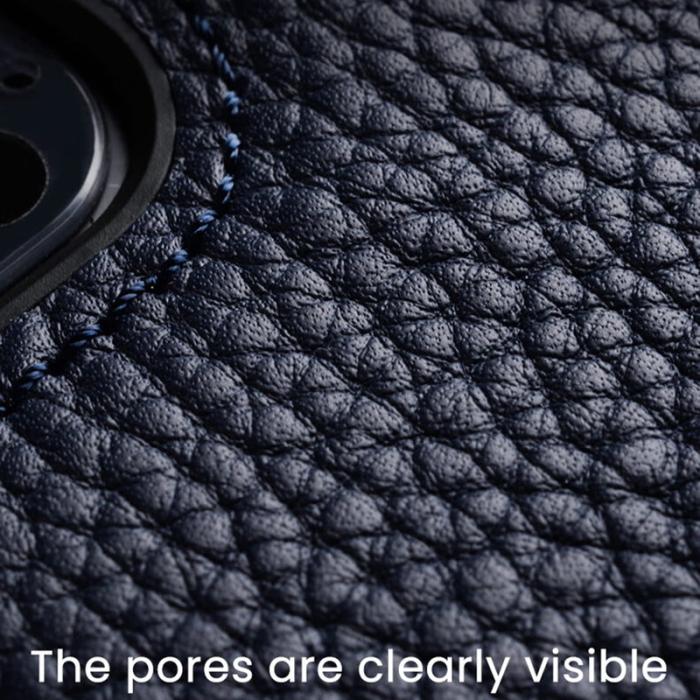 Melkco - MELKCO iPhone 15 Plus Fodral Äkta Läder + PC Baksida Grön