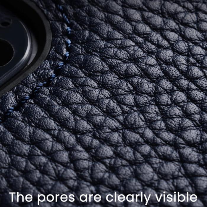 Melkco - MELKCO iPhone 15 Pro Fodral Stöttåligt Äkta Läder + PC - Grön