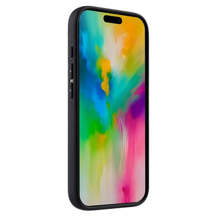 Melkco - MELKCO iPhone 16 Pro Max Fodral Äkta Läder Belagt PC - Blå