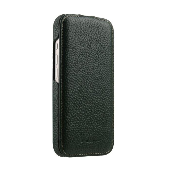 Melkco - MELKCO iPhone 17 Pro Max Fodral Äkta Läder + PC - Grön