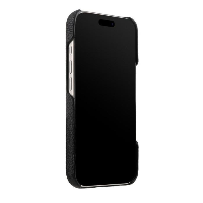 Melkco - MELKCO iPhone 17 Pro Max Fodral Äkta Läder PC Svart