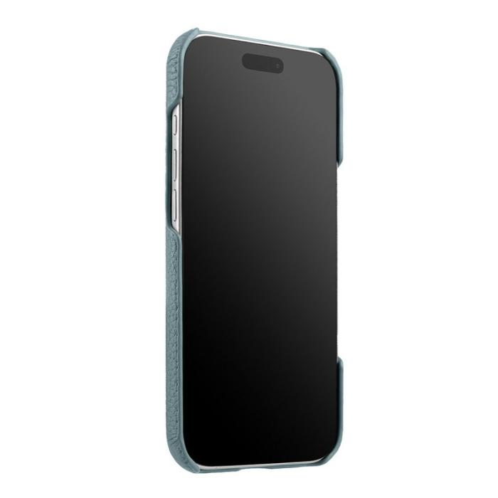 Melkco - MELKCO iPhone Air Fodral Äkta Läder PC Blå