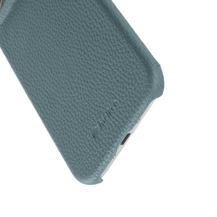 Melkco - MELKCO iPhone Air Fodral Äkta Läder PC Blå