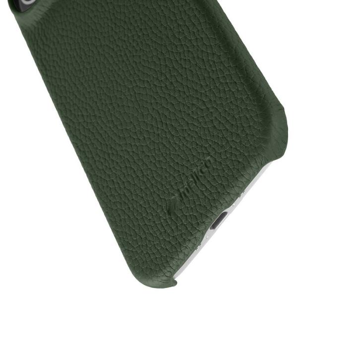 Melkco - MELKCO iPhone Air Fodral Äkta Läder PC Magsafe - Mörkgrön