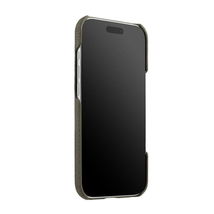 Melkco - MELKCO iPhone Air Fodral Äkta Läder PC Grå