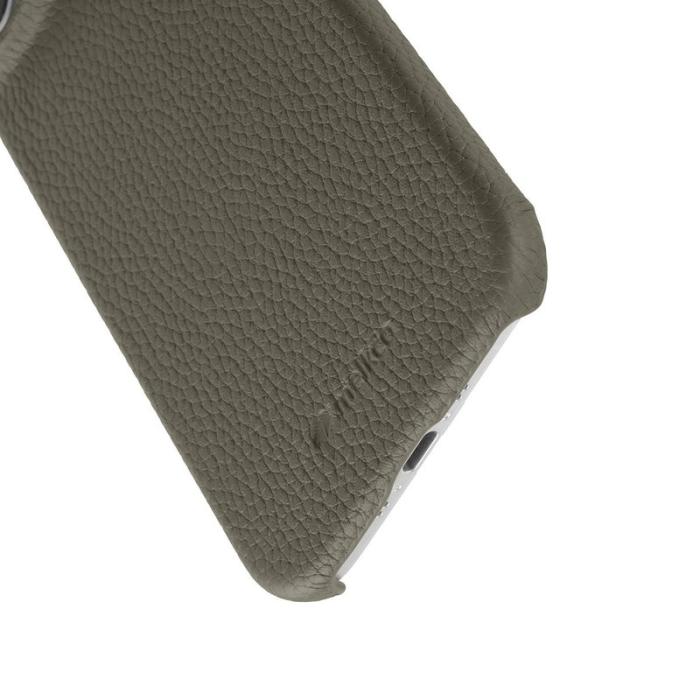 Melkco - MELKCO iPhone Air Fodral Äkta Läder PC Grå
