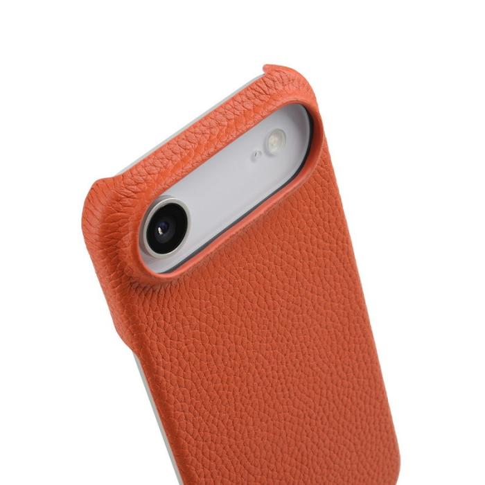 Melkco - MELKCO iPhone Air Fodral Äkta Läder PC MagSafe - Orange