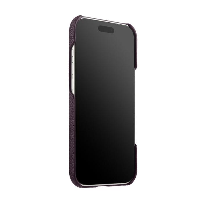 Melkco - MELKCO iPhone Air Fodral Äkta Läder PC Lila