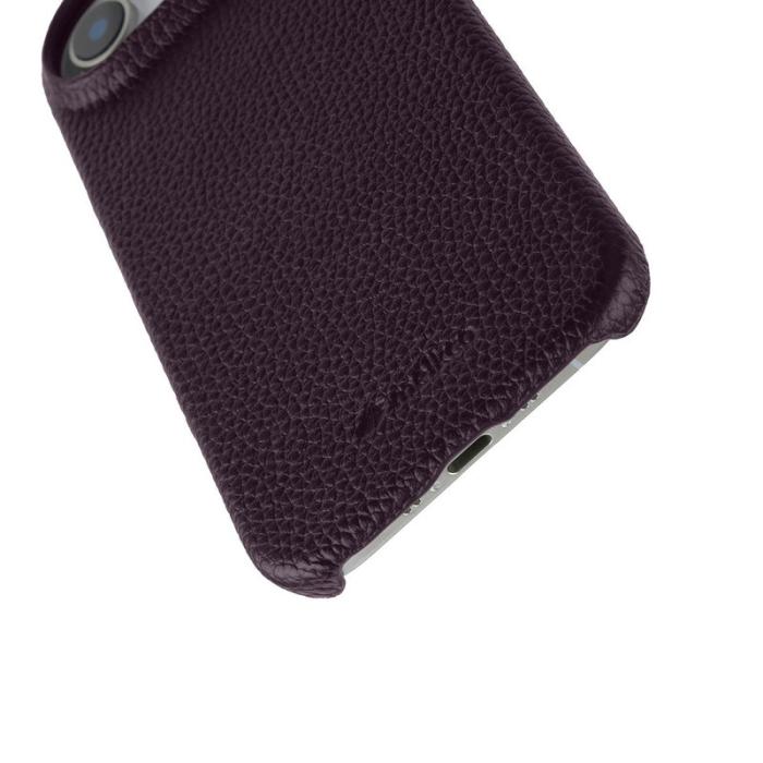 Melkco - MELKCO iPhone Air Fodral Äkta Läder PC Lila