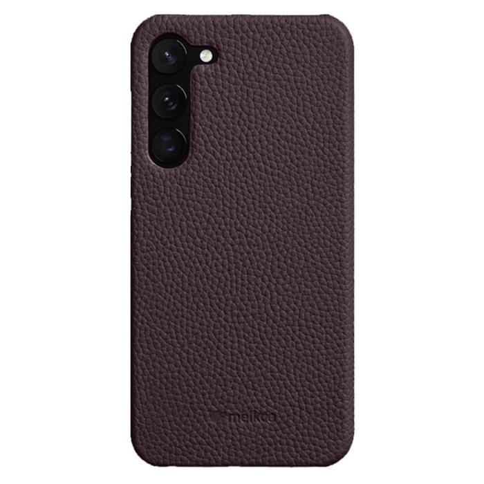 Melkco - MELKCO Mobilskal till Samsung Galaxy S23 Plus Äkta Läder PC Lila